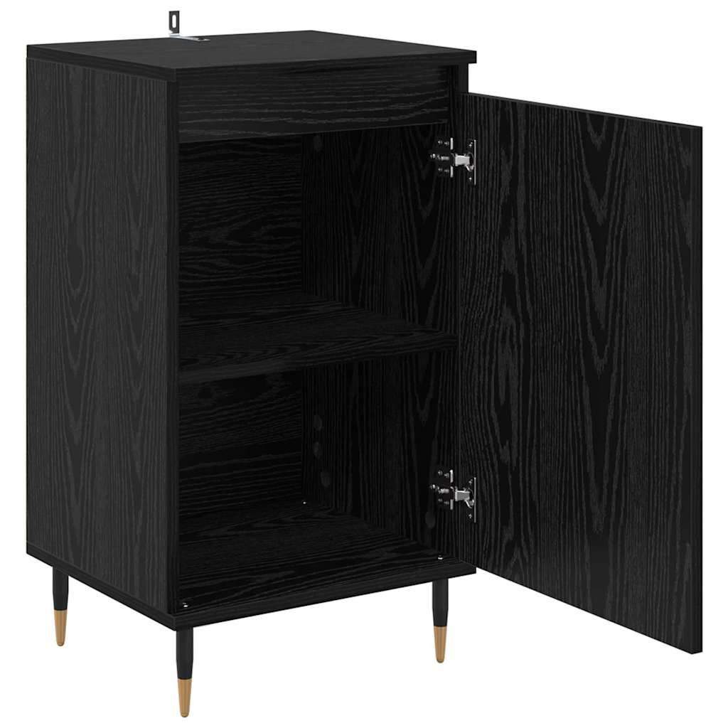 Dressoir 2 pcs Zwart Eiken 40 x 35 x 70 cm