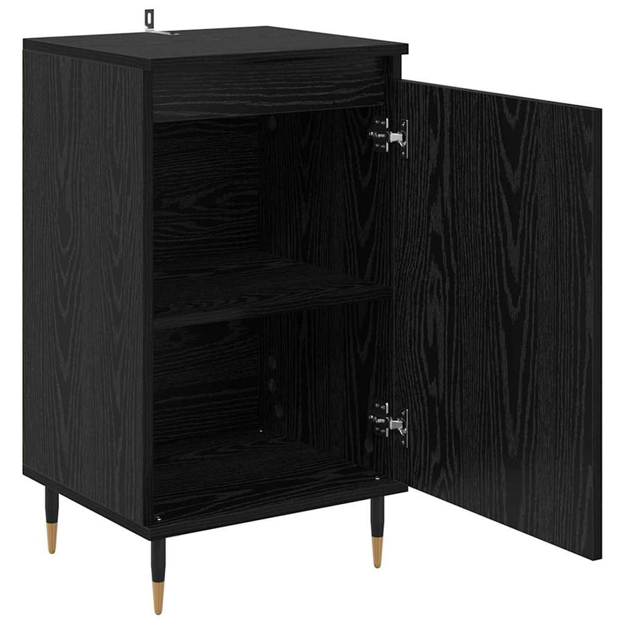 Dressoir 2 pcs Zwart Eiken 40 x 35 x 70 cm