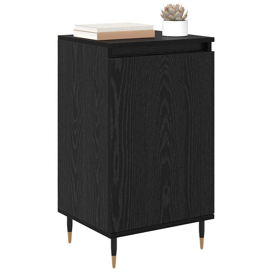 Dressoir 2 pcs Zwart Eiken 40 x 35 x 70 cm