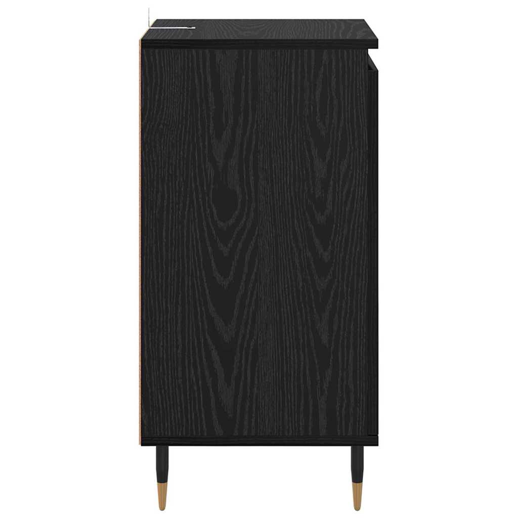 Dressoir 2 pcs Zwart Eiken 40 x 35 x 70 cm