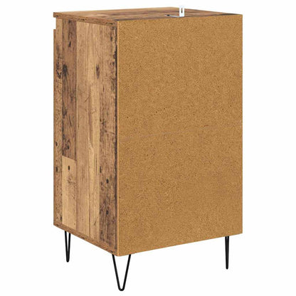 Dressoir Wandgemonteerd Oudhout 40 x 35 x 70 cm Bewerkt hout