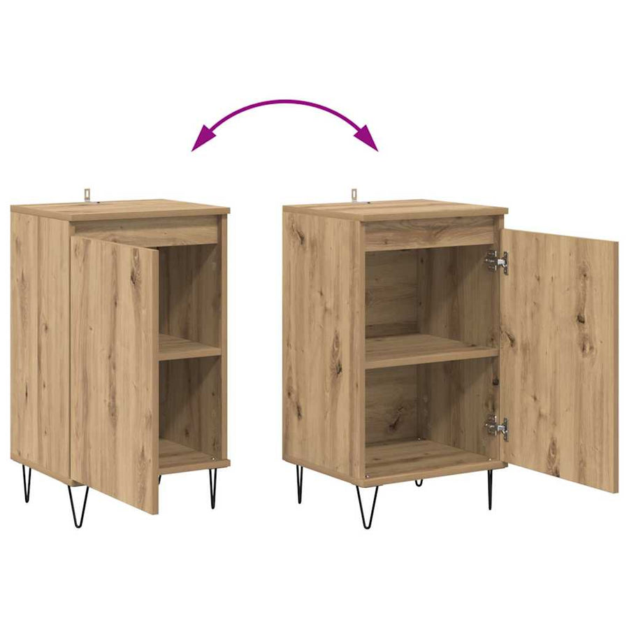 Dressoir Artisan Eiken 40 x 35 x 70 cm Bewerkt hout