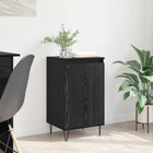 Dressoir 40x35x70 cm zwart eiken