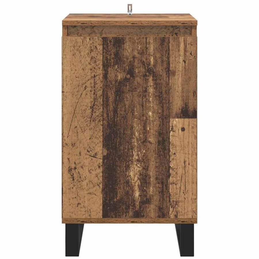 Dressoir Oudhout 40 x 35 x 70 cm Bewerkt hout