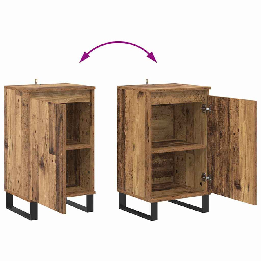 Dressoir Oudhout 40 x 35 x 70 cm Bewerkt hout
