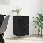 Dressoir zwart eiken 35x40x70 cm