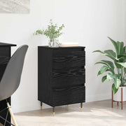 Dressoir zwart eiken 35x40x70 cm
