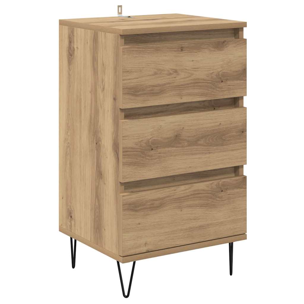 Dressoir Artisan Eiken 40 x 35 x 70 cm Gemonteerd hout en ijzer