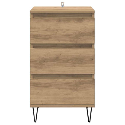 Dressoir Artisan Eiken 40 x 35 x 70 cm Gemonteerd hout en ijzer