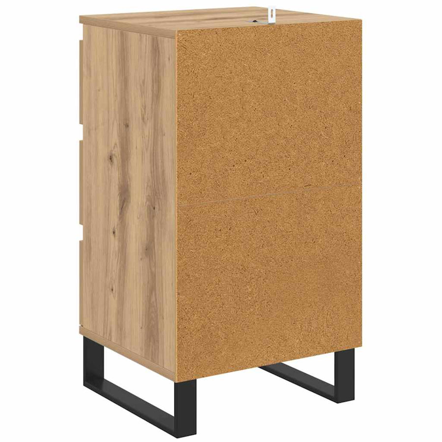 Dressoir met lade Oud hout Bewerkt hout