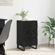 Dressoir zwart eiken 40x35x70 cm
