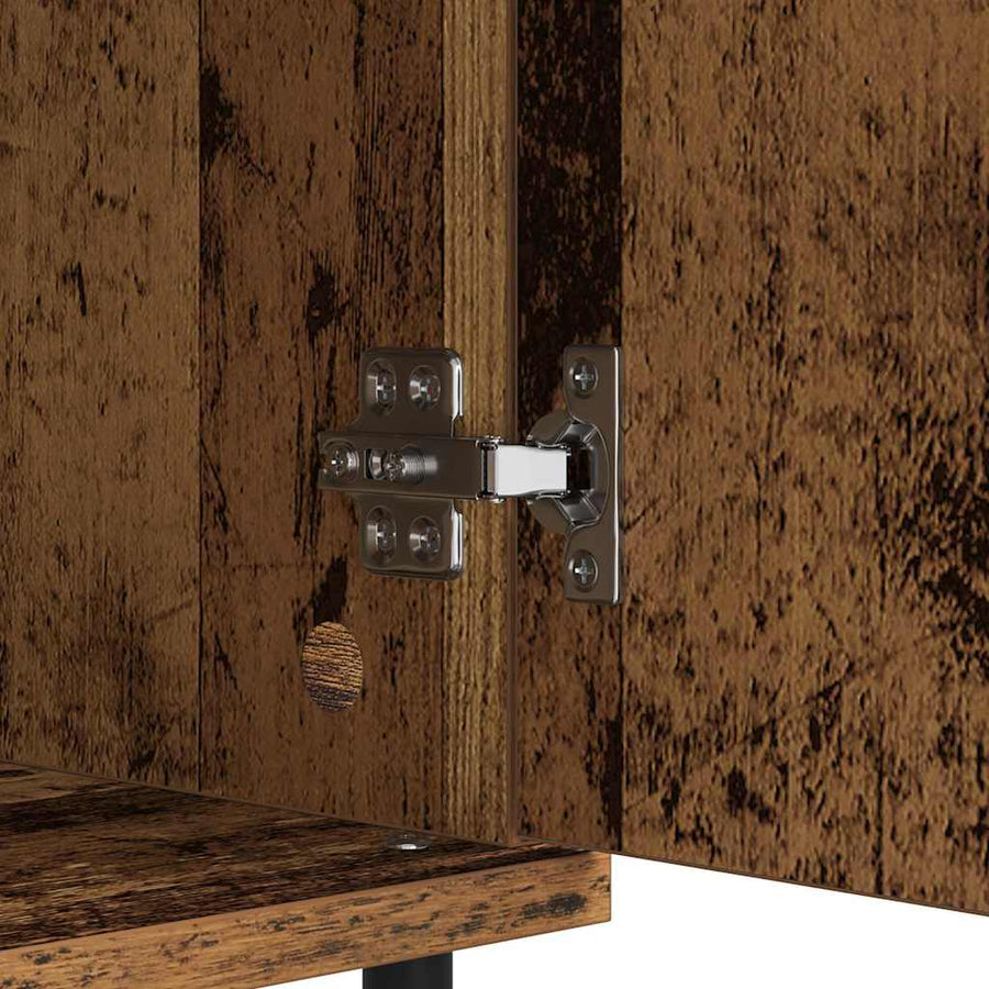 Dressoir Oud Hout 60 x 35 x 70 cm Gemonteerd hout en ijzer