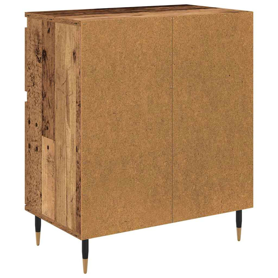 Dressoir Oud Hout 60 x 35 x 70 cm Gemonteerd hout en ijzer