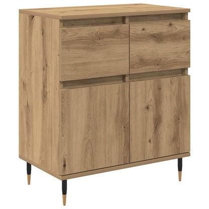 Dressoir Artisan Eiken 60 x 35 x 70 cm Gemonteerd hout en ijzer