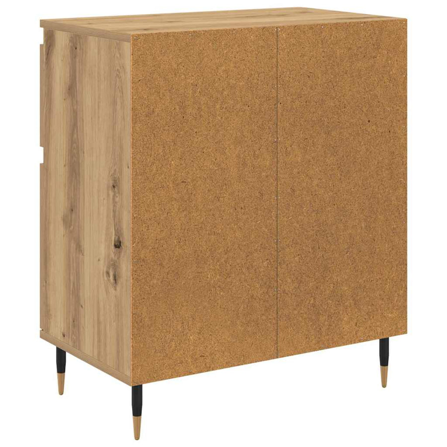Dressoir Artisan Eiken 60 x 35 x 70 cm Gemonteerd hout en ijzer