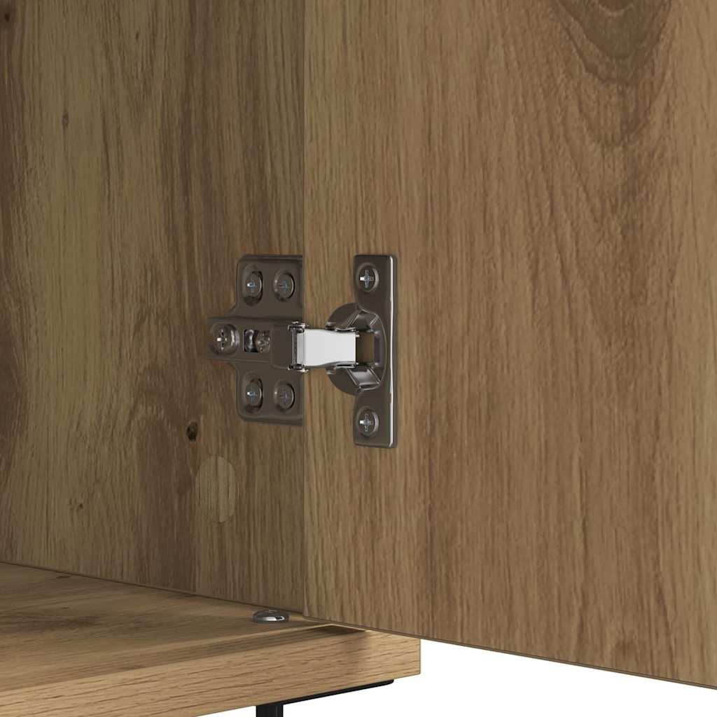 Dressoir Artisan Eiken 60 x 35 x 70 cm Gemonteerd hout en ijzer