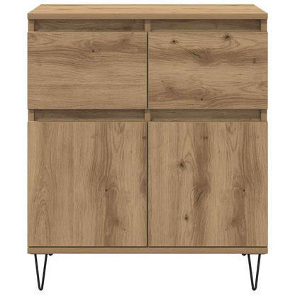 Dressoir Artisan Eiken 60 x 35 x 70 cm Gemonteerd hout en ijzer