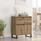 Dressoir Artisan Eiken 60x35x70 cm hout ijzer