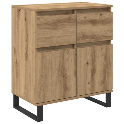 Dressoir Artisan Eiken 60 x 35 x 70 cm Gemonteerd hout en ijzer