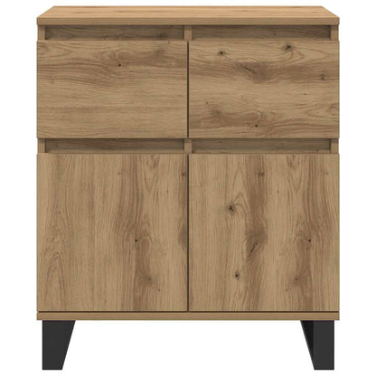 Dressoir Artisan Eiken 60 x 35 x 70 cm Gemonteerd hout en ijzer
