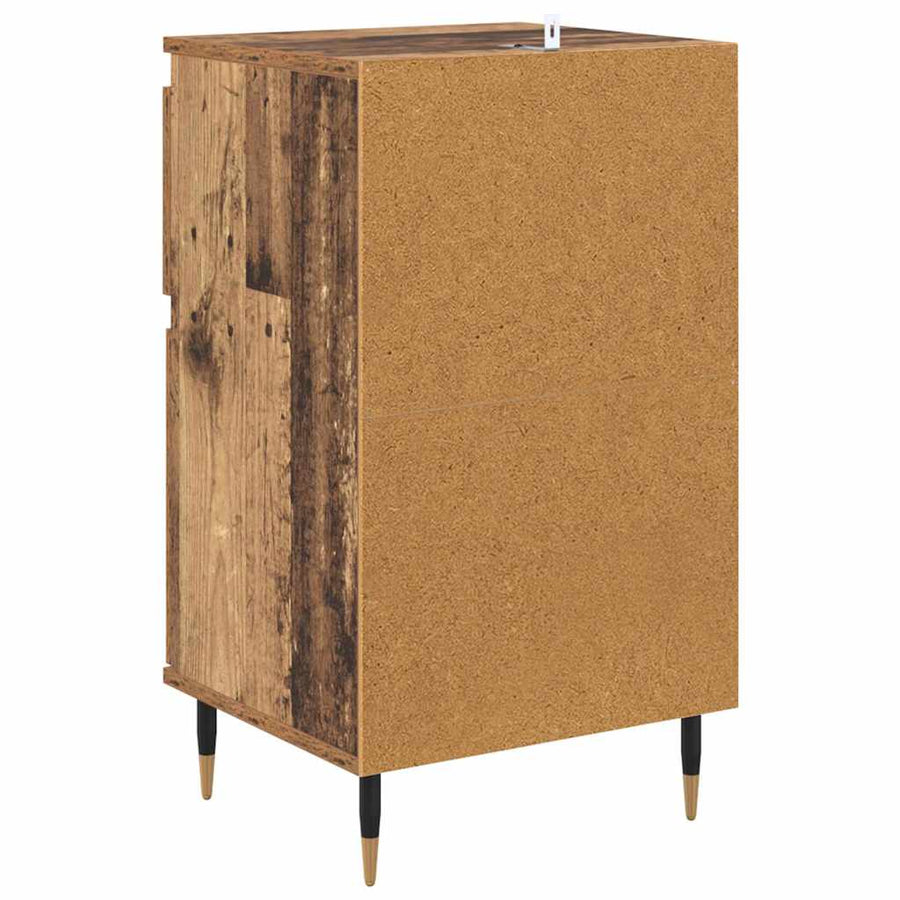 Dressoir Oud Hout 40 x 35 x 70 cm Gemonteerd hout en ijzer