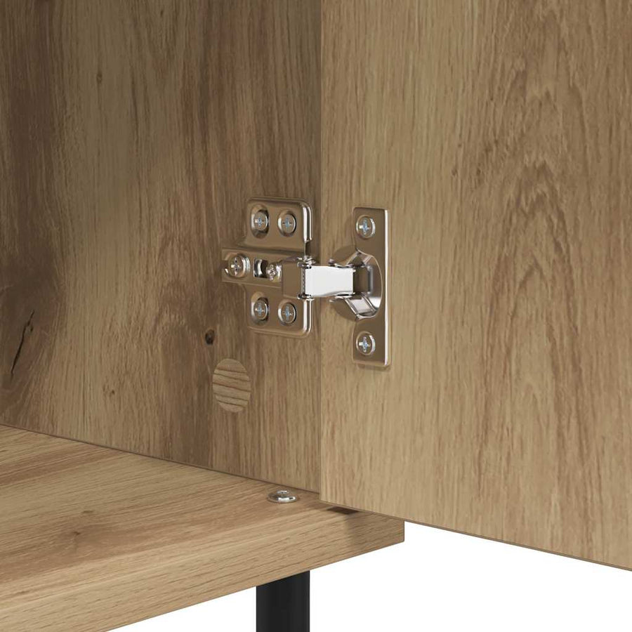 Dressoir Artisan Eiken 40 x 35 x 70 cm Gemonteerd hout en ijzer