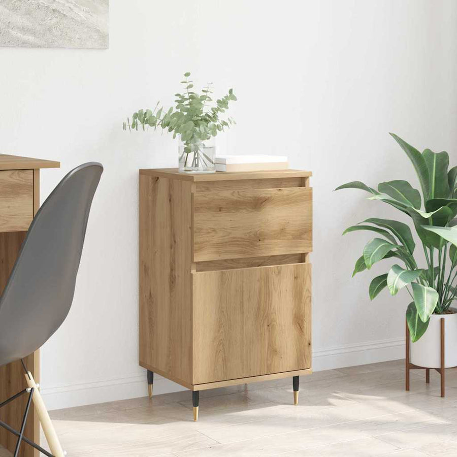 Dressoir Artisan Eiken 40 x 35 x 70 cm Gemonteerd hout en ijzer