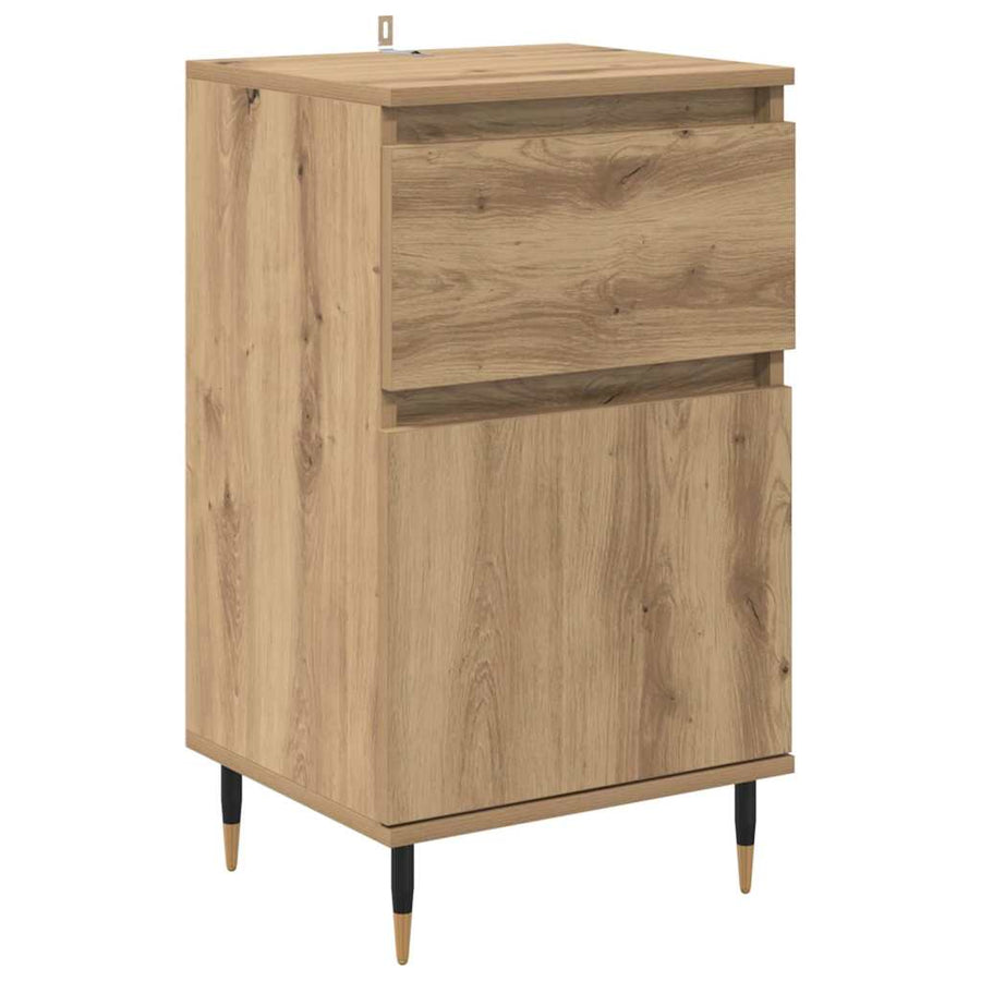 Dressoir Artisan Eiken 40 x 35 x 70 cm Gemonteerd hout en ijzer