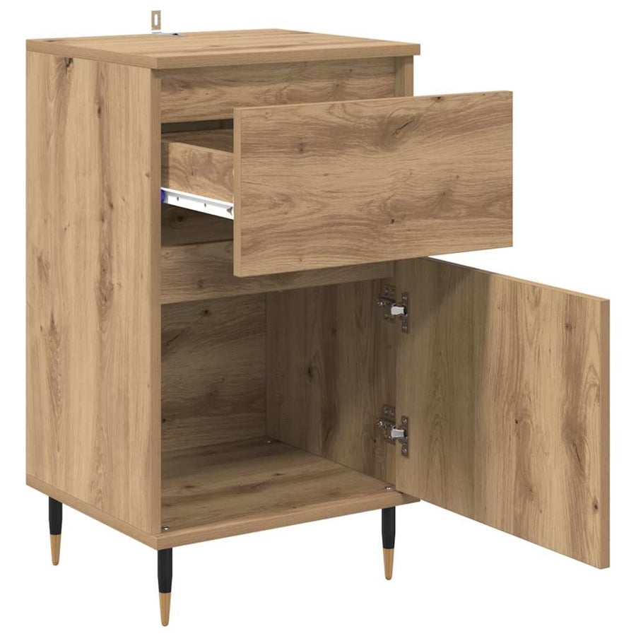 Dressoir Artisan Eiken 40 x 35 x 70 cm Gemonteerd hout en ijzer