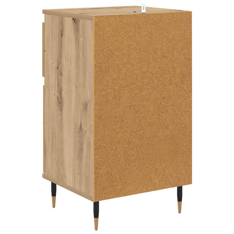 Dressoir Artisan Eiken 40 x 35 x 70 cm Gemonteerd hout en ijzer