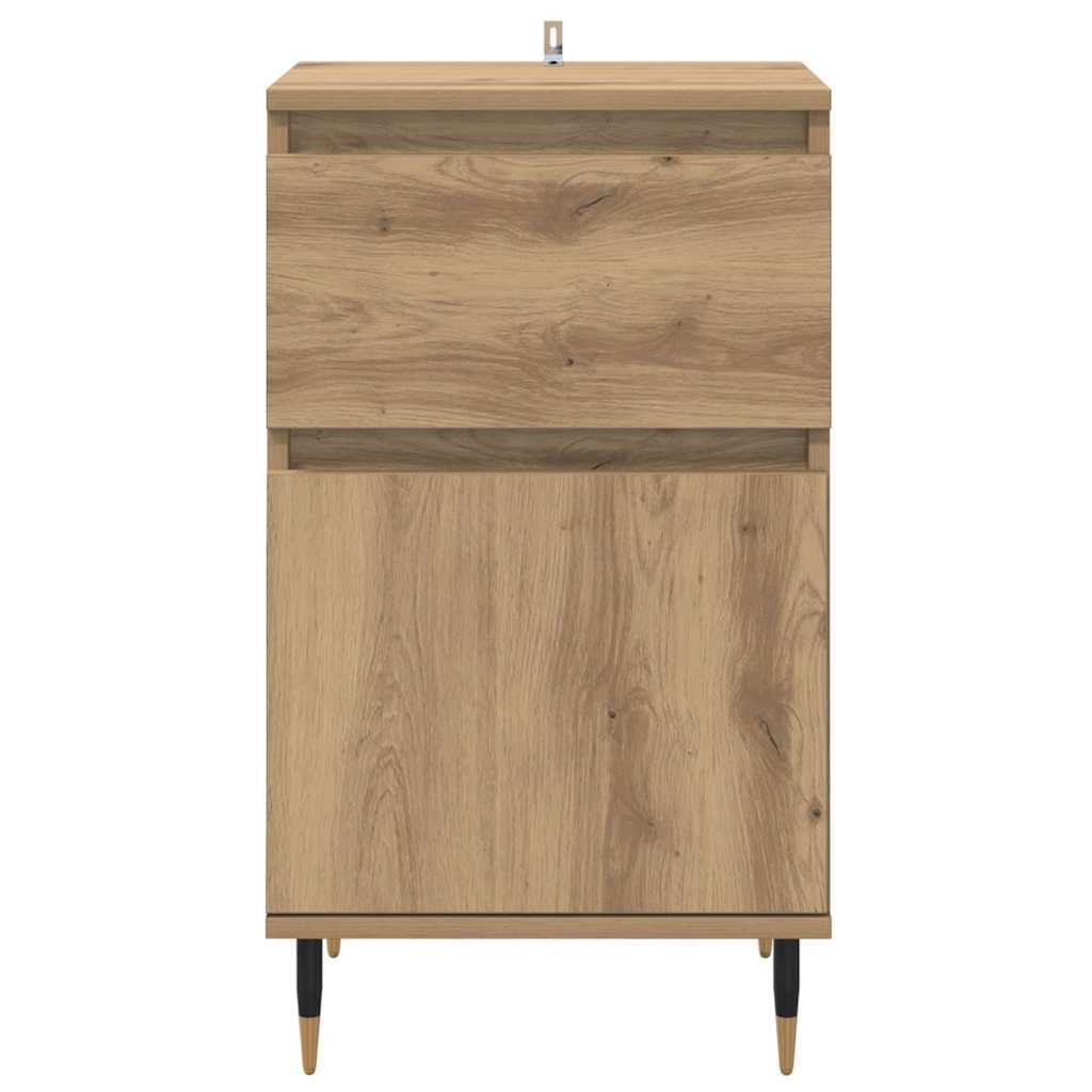 Dressoir Artisan Eiken 40 x 35 x 70 cm Gemonteerd hout en ijzer