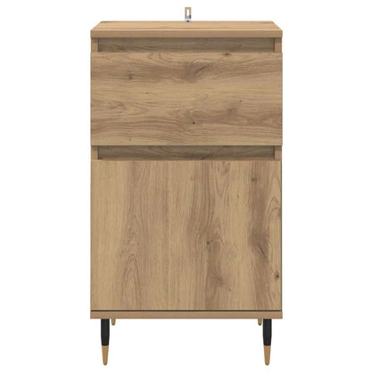 Dressoir Artisan Eiken 40 x 35 x 70 cm Gemonteerd hout en ijzer