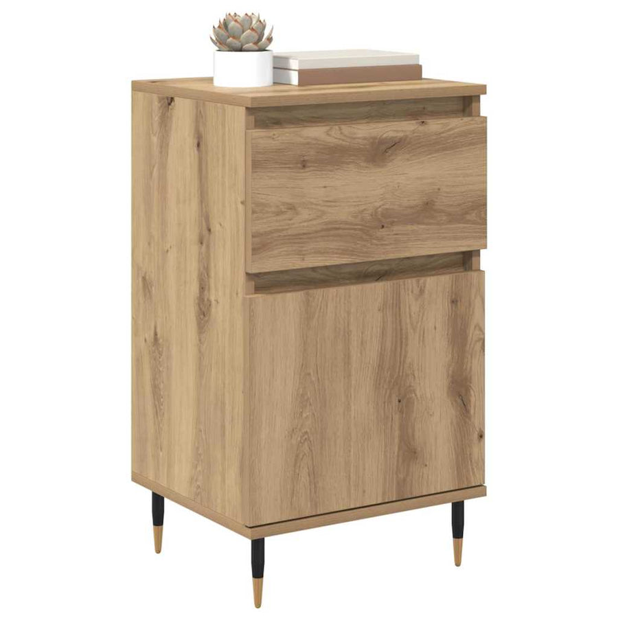 Dressoir Artisan Eiken 40 x 35 x 70 cm Gemonteerd hout en ijzer