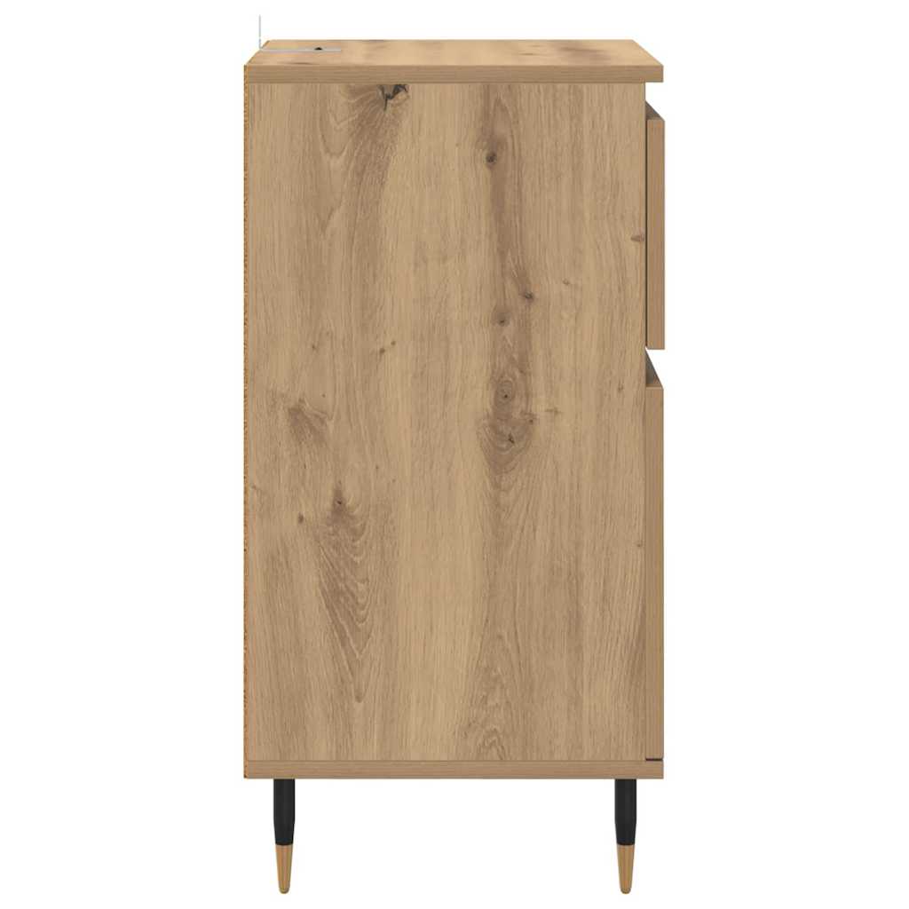 Dressoir Artisan Eiken 40 x 35 x 70 cm Gemonteerd hout en ijzer