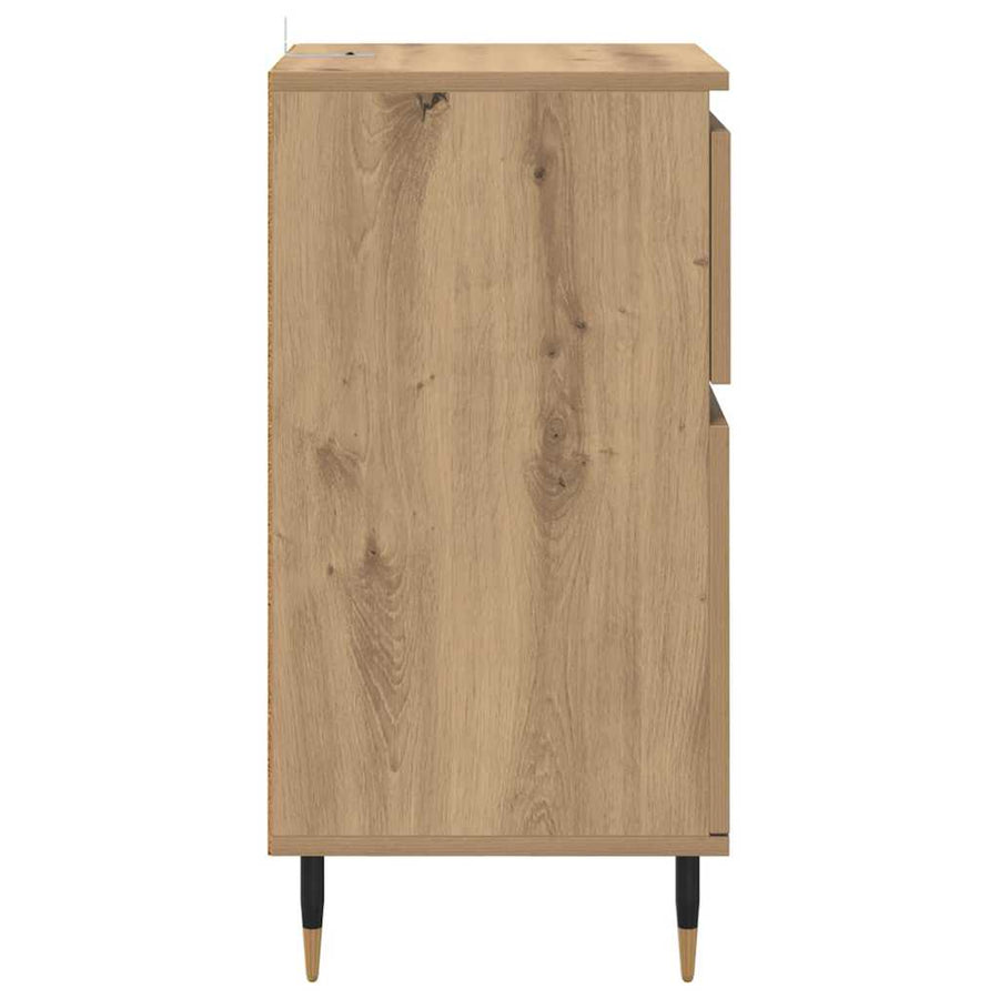 Dressoir Artisan Eiken 40 x 35 x 70 cm Gemonteerd hout en ijzer