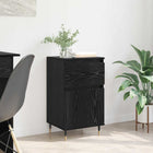 Sideboard Black Oak 40 x 35 x 70 cm Assembled wood and iron