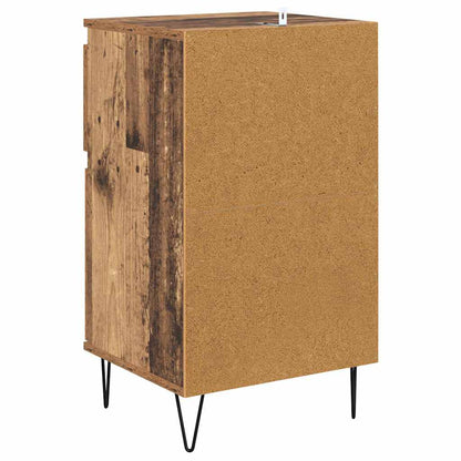 Dressoir met lade Oud hout 35 x 40 x 70 cm Bewerkt hout