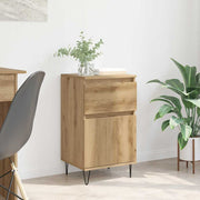 Dressoir bewerkt hout 35x40x70 cm artisanaal eiken