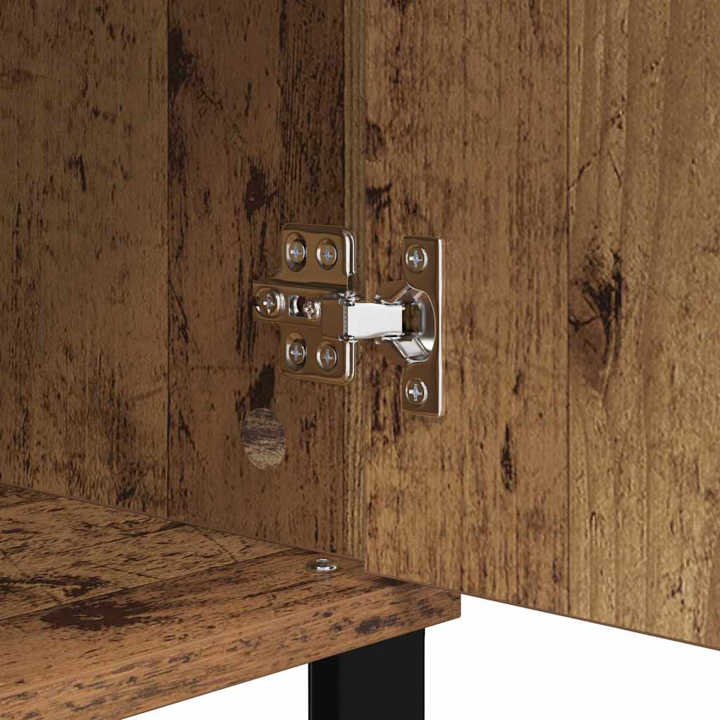 Dressoir met lade Oud hout 35 x 40 x 70 cm Bewerkt hout