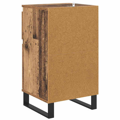 Dressoir met lade Oud hout 35 x 40 x 70 cm Bewerkt hout