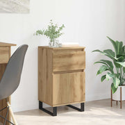 Dressoir 35x40x70 cm bewerkt hout eikenkleurig