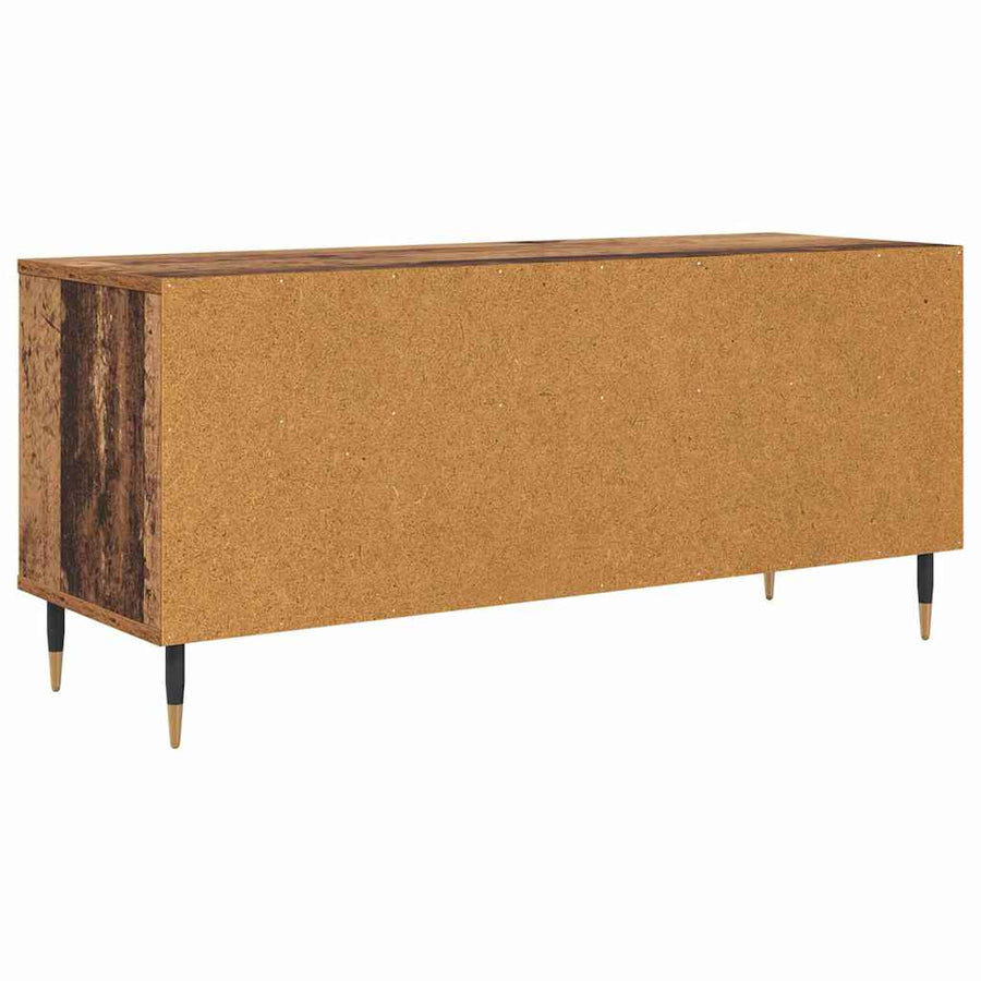 TV-kast Oud Hout 100 x 34,5 x 44,5 cm Gemonteerd hout en ijzer
