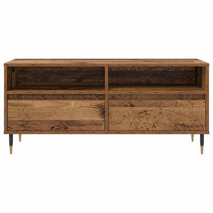 TV-kast Oud Hout 100 x 34,5 x 44,5 cm Gemonteerd hout en ijzer