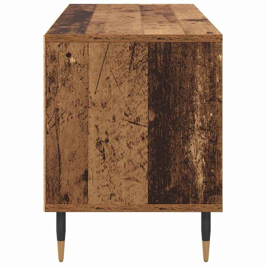 TV-kast Oud Hout 100 x 34,5 x 44,5 cm Gemonteerd hout en ijzer