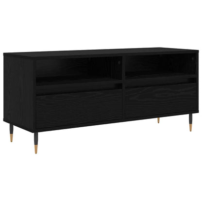 TV-kast met lade Zwart Eiken 100 x 34,5 x 44,5 cm