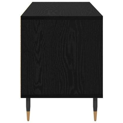TV-kast met lade Zwart Eiken 100 x 34,5 x 44,5 cm