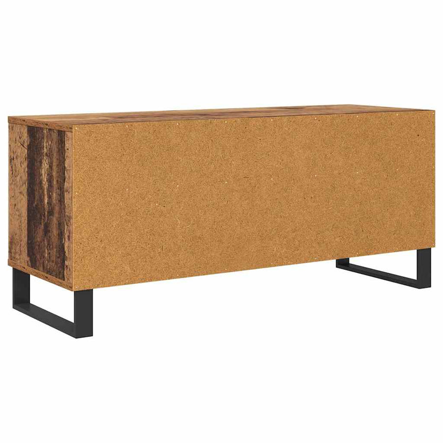 TV-kast Oud Hout 100 x 34,5 x 44,5 cm Gemonteerd hout en ijzer