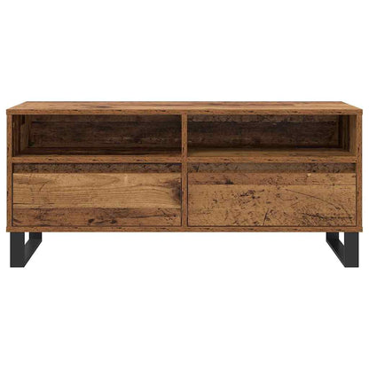 TV-kast Oud Hout 100 x 34,5 x 44,5 cm Gemonteerd hout en ijzer
