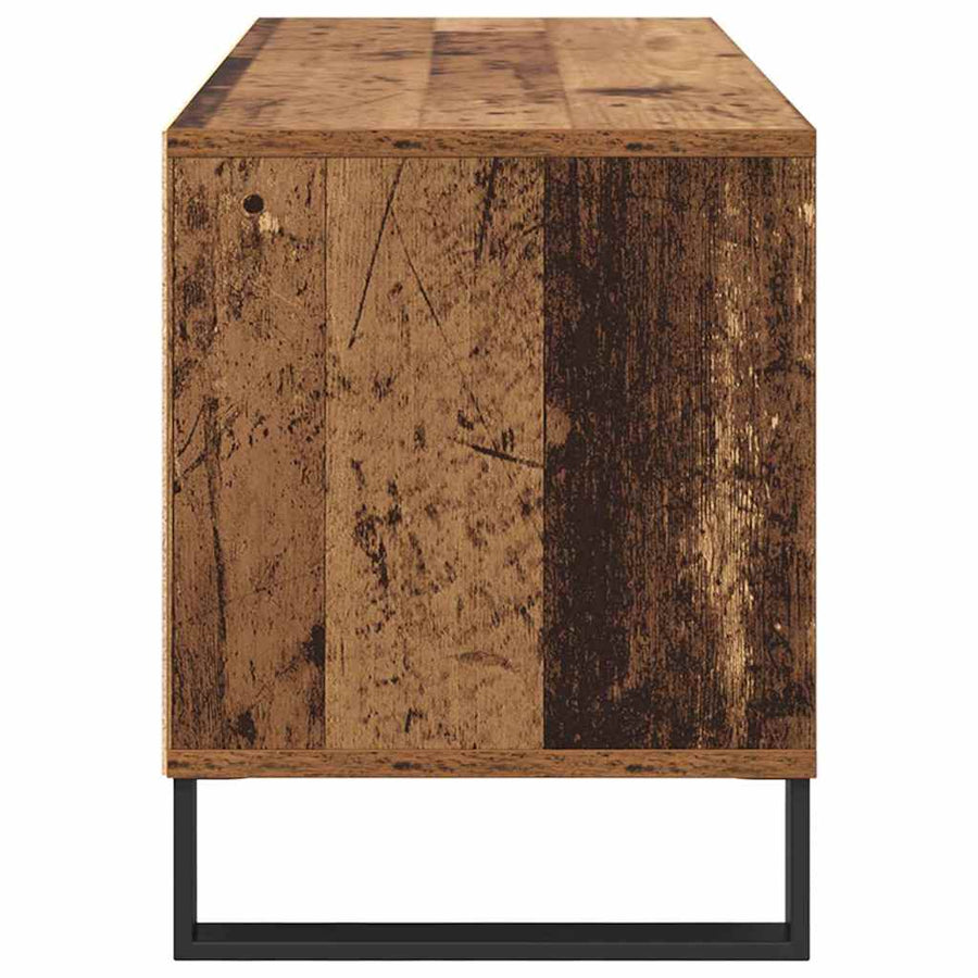 TV-kast Oud Hout 100 x 34,5 x 44,5 cm Gemonteerd hout en ijzer