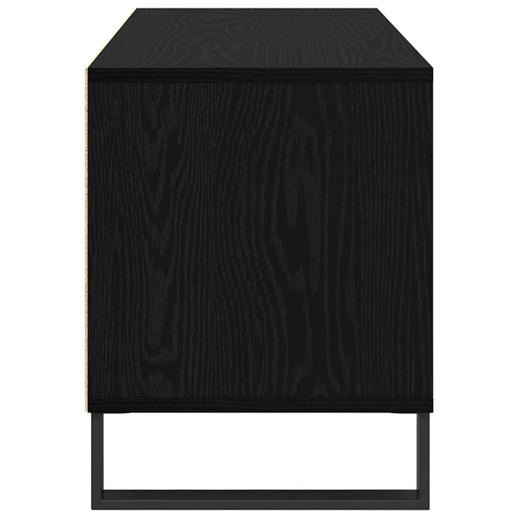 TV-kast met lade Zwart Eiken 100 x 34,5 x 44,5 cm